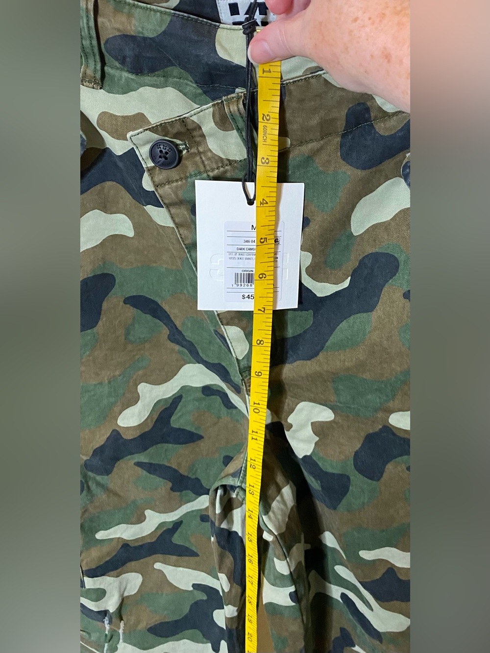 NWT KBB by KAHLANA Women's Mid-Rise Dark Camo 'The Cargo Jogger' Pants - Picture 10 of 12